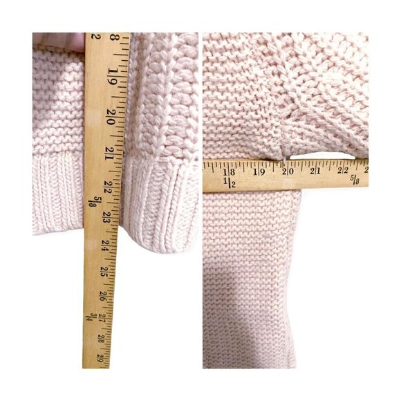 Banana Republic sweater, mixed knit turtleneck sweater Size S - Picture 7 of 9